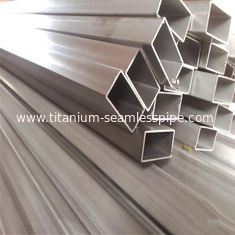 China ASTM B338 Grade2 Seamless Titanium Rectangular Tube supplier