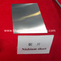China 99.95% ASTM B393 Smooth bright annealed niobium plates/sheets for sale supplier